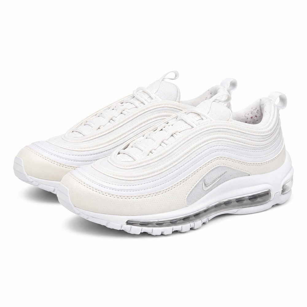 Nike Air Max 97 GS White Metallic Silver Kids Sneaker 921522-104 Size 4Y / 5.5W